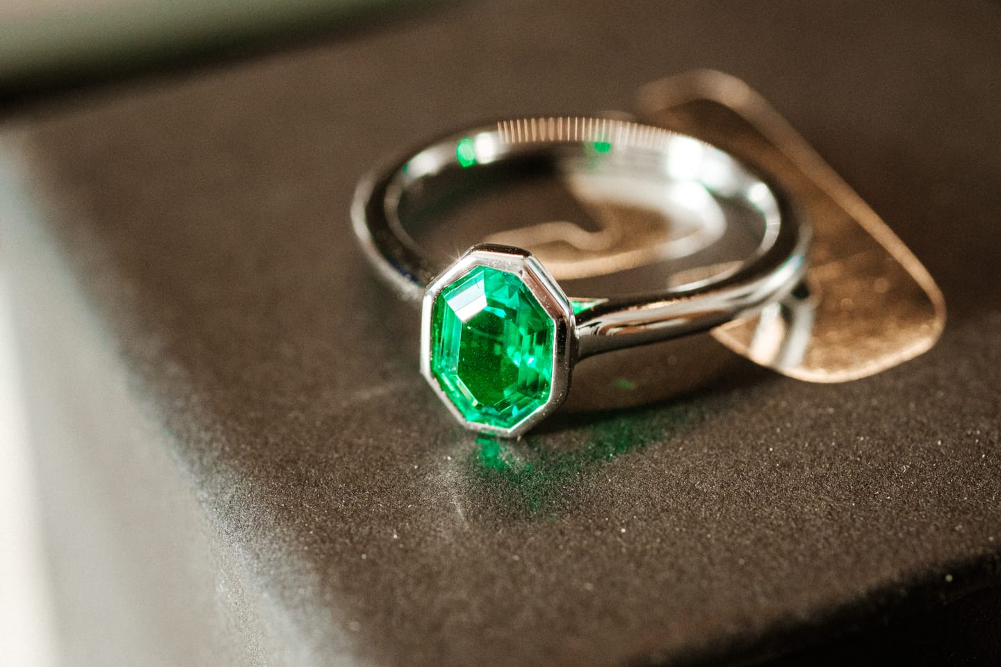 Customer photo review of Emerald Ring PREORDER