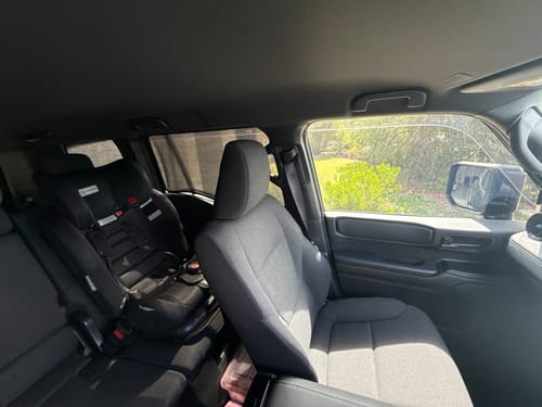 Customer photo review of Rear Side Windows Click Shades for Toyota Land Cruiser Prado 250 2024 - 2026