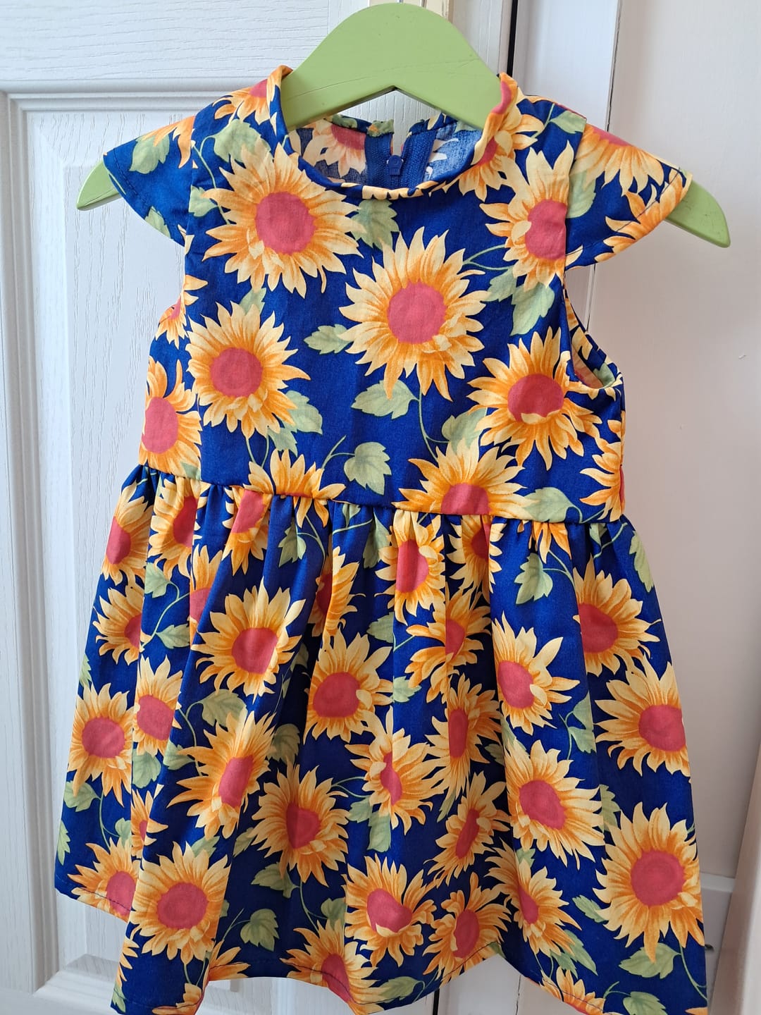 Customer photo review of Sunflowers Rose & Hubble Cotton Poplin Fabric