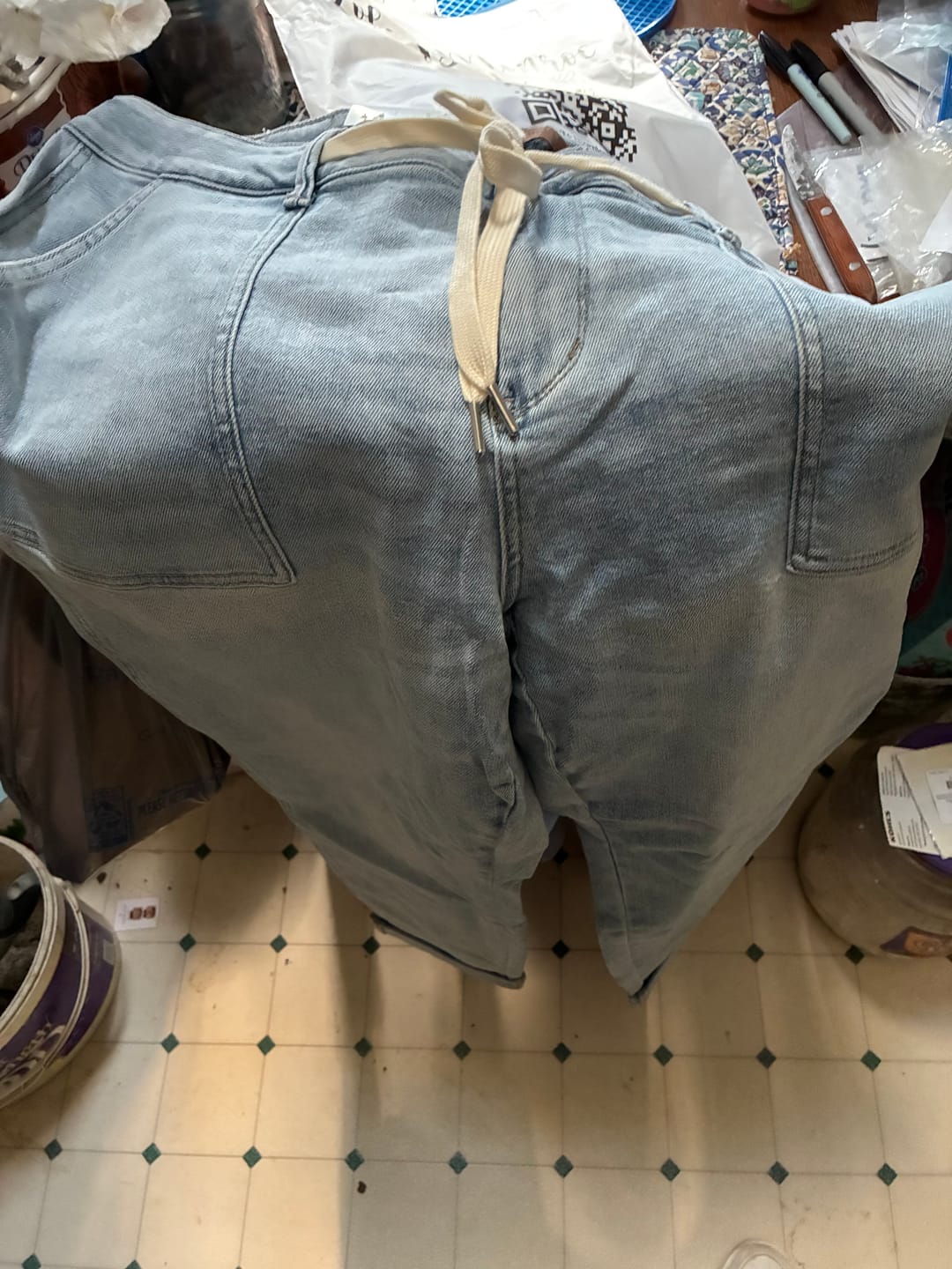 Customer photo review of Damaged Denim  *FINAL SALE*