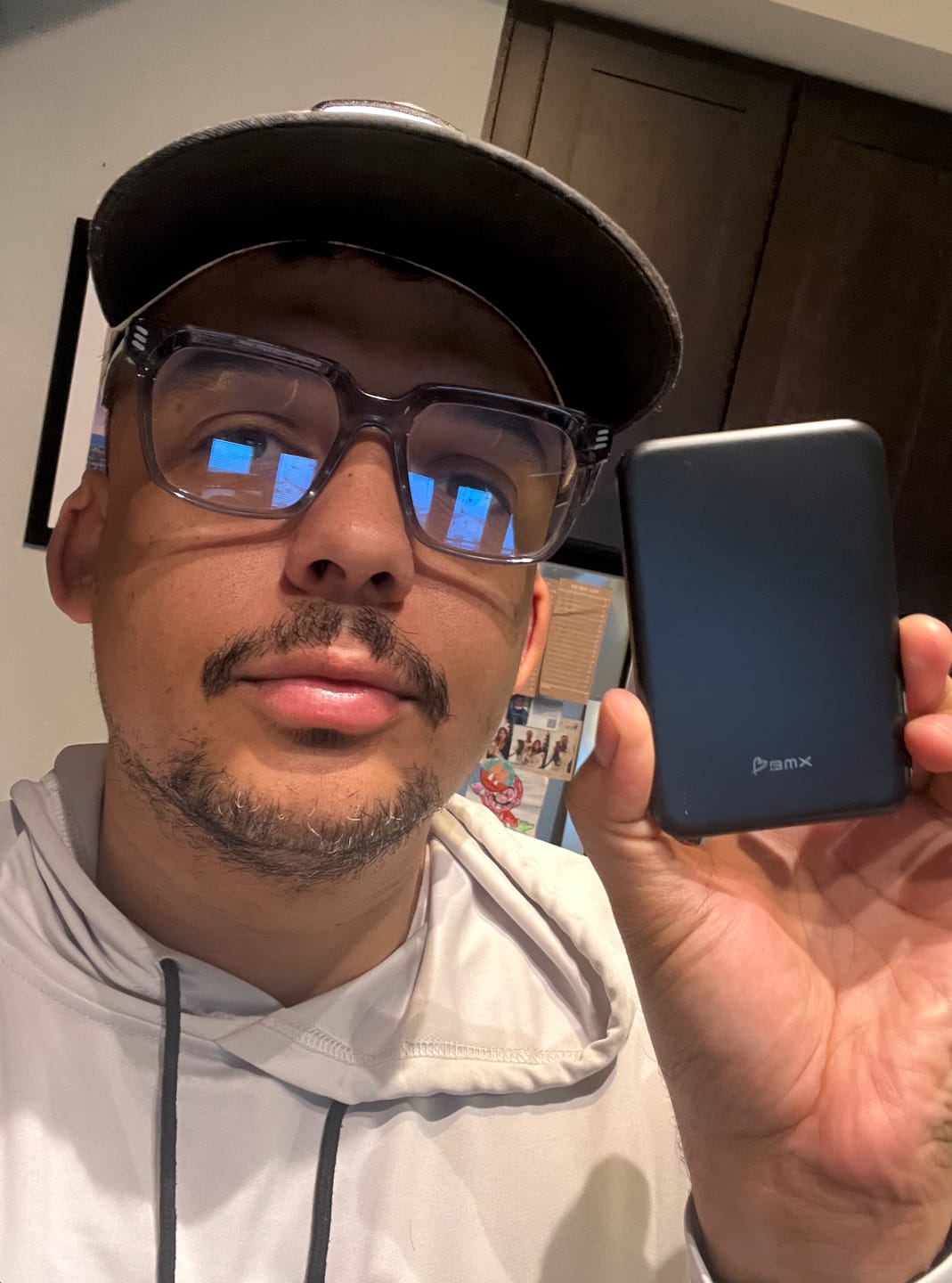 Customer photo review of SolidSafe™ Air 5K Solid-State Qi2 Power Bank w/Titanium Enclosure