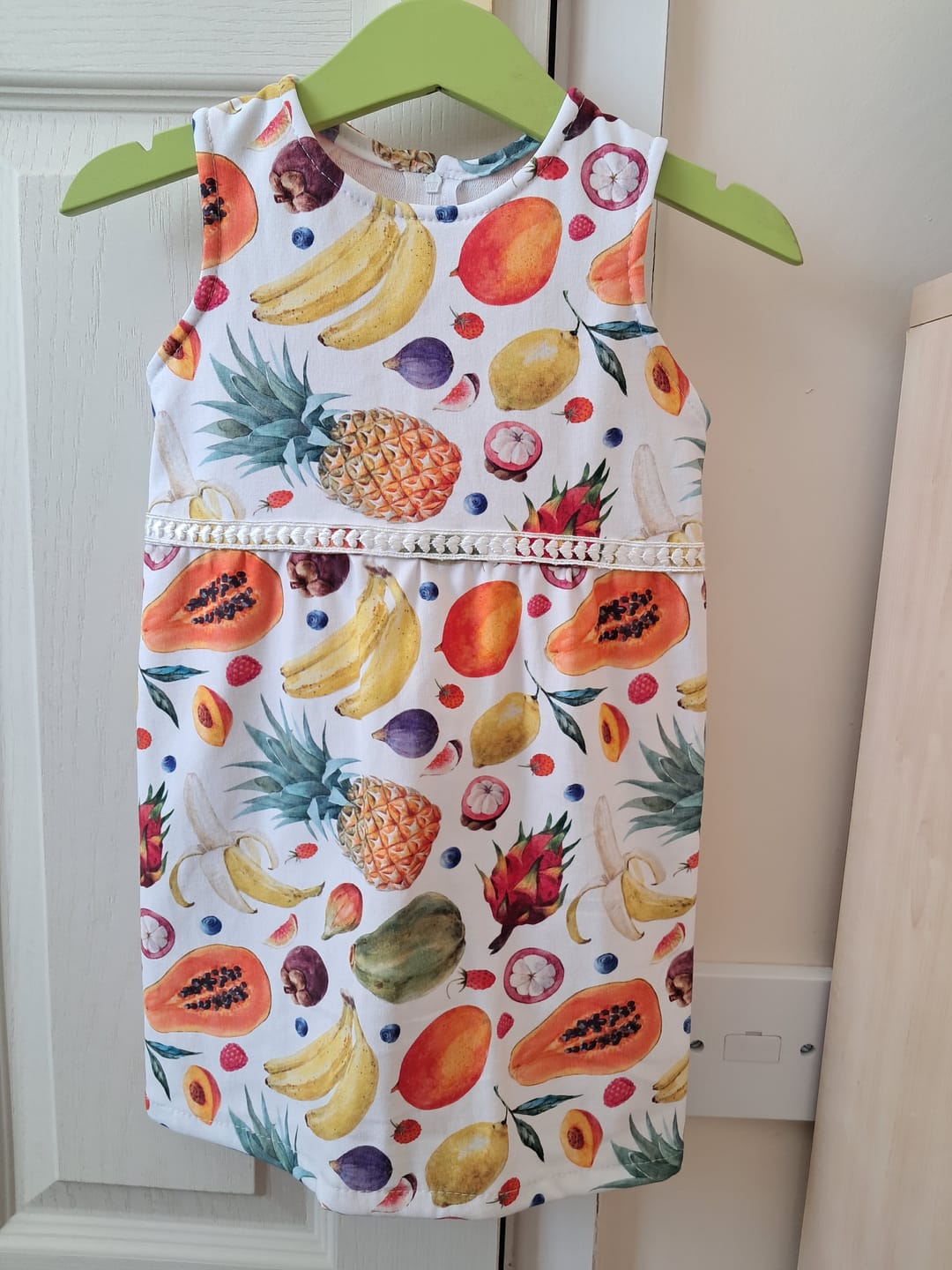 Customer photo review of Mix Fruits Digital French Terry Fabric