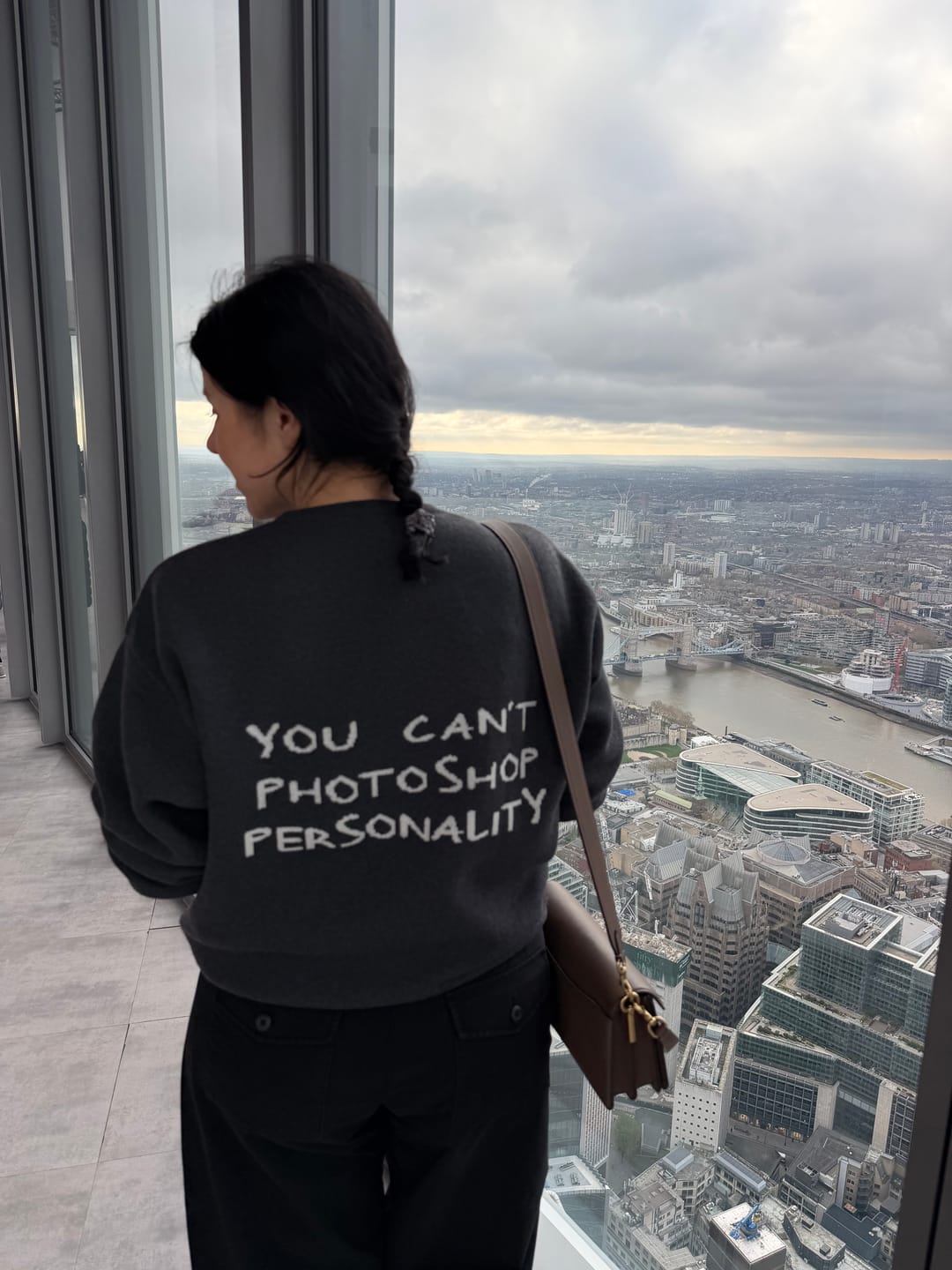 Customer photo review of PERSONALITY Kašmyro ir Merino Vilnos Megztinis