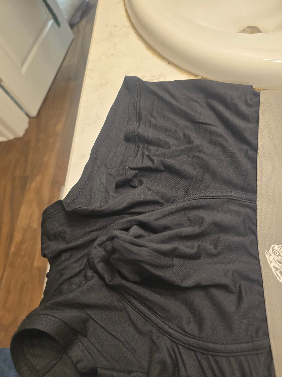 Customer photo review of Modal 3in Boxer Briefs No Fly 6pk Black