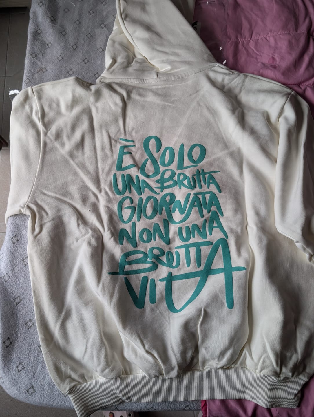 Customer photo review of Felpa Respira limited edition con STAMPA numerata