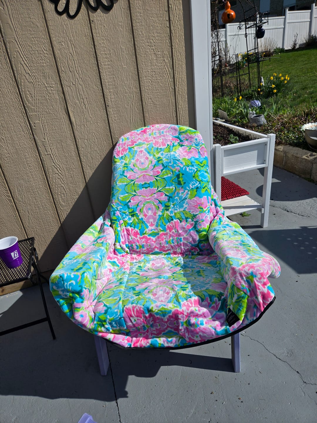 Customer photo review of The Chair Blanket