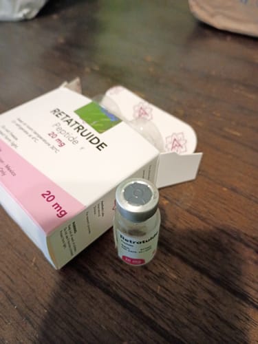 Customer photo review of Aesthetic Labs RT-Triple Agonist 20mg 99% Pureza