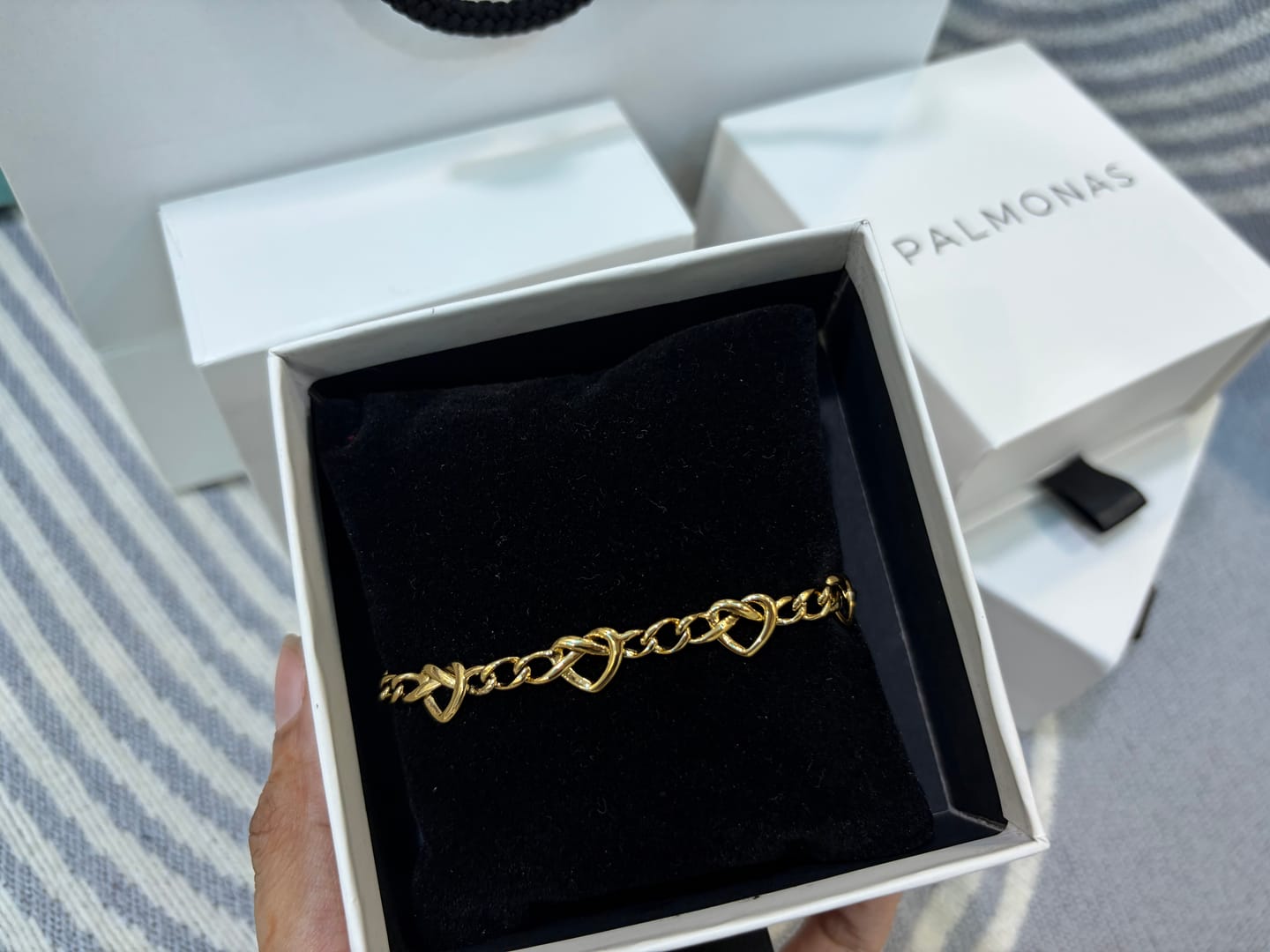 Customer photo review of Tied in Love Bracelet