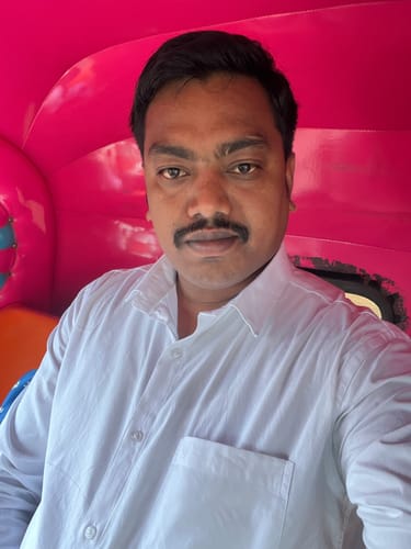 Customer wearing the long-sleeved Double Delight White Shirt in a close-up photo.