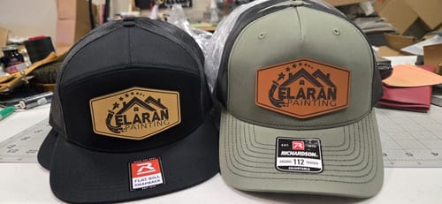 Customer photo review of Custom Leather Patches