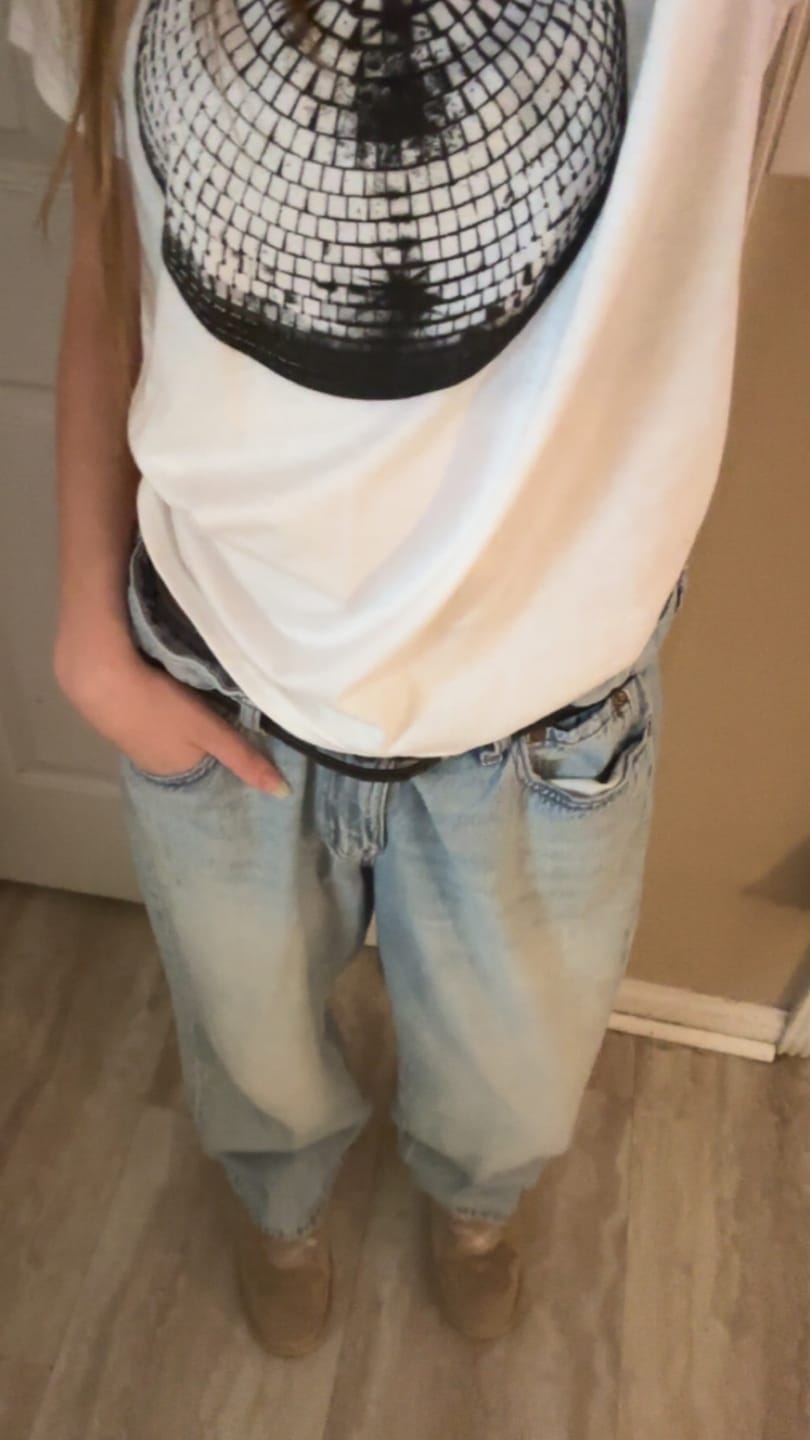 Customer photo review of studio 54 baby tee
