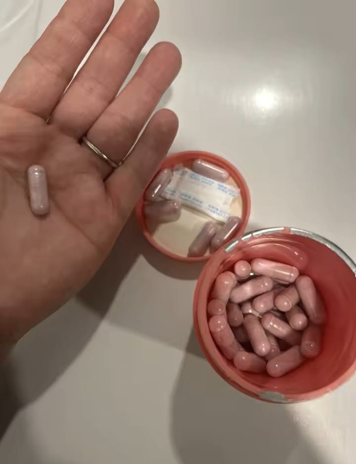 Customer photo review of Natural Probiotic Vaginal Capsules