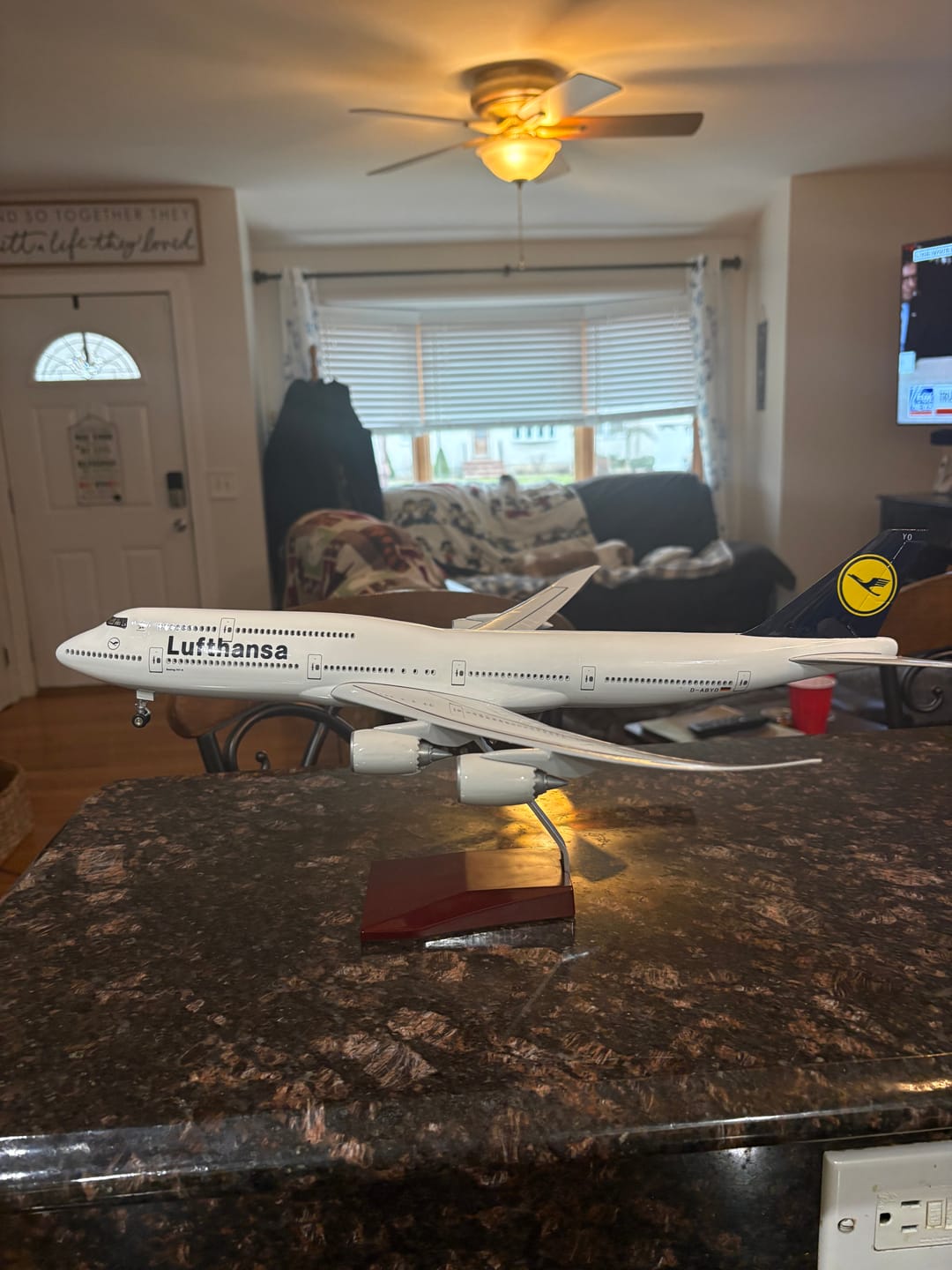 Customer photo review of B747 Lufthansa- Scale 1/150 - 47cm - 18.5 in