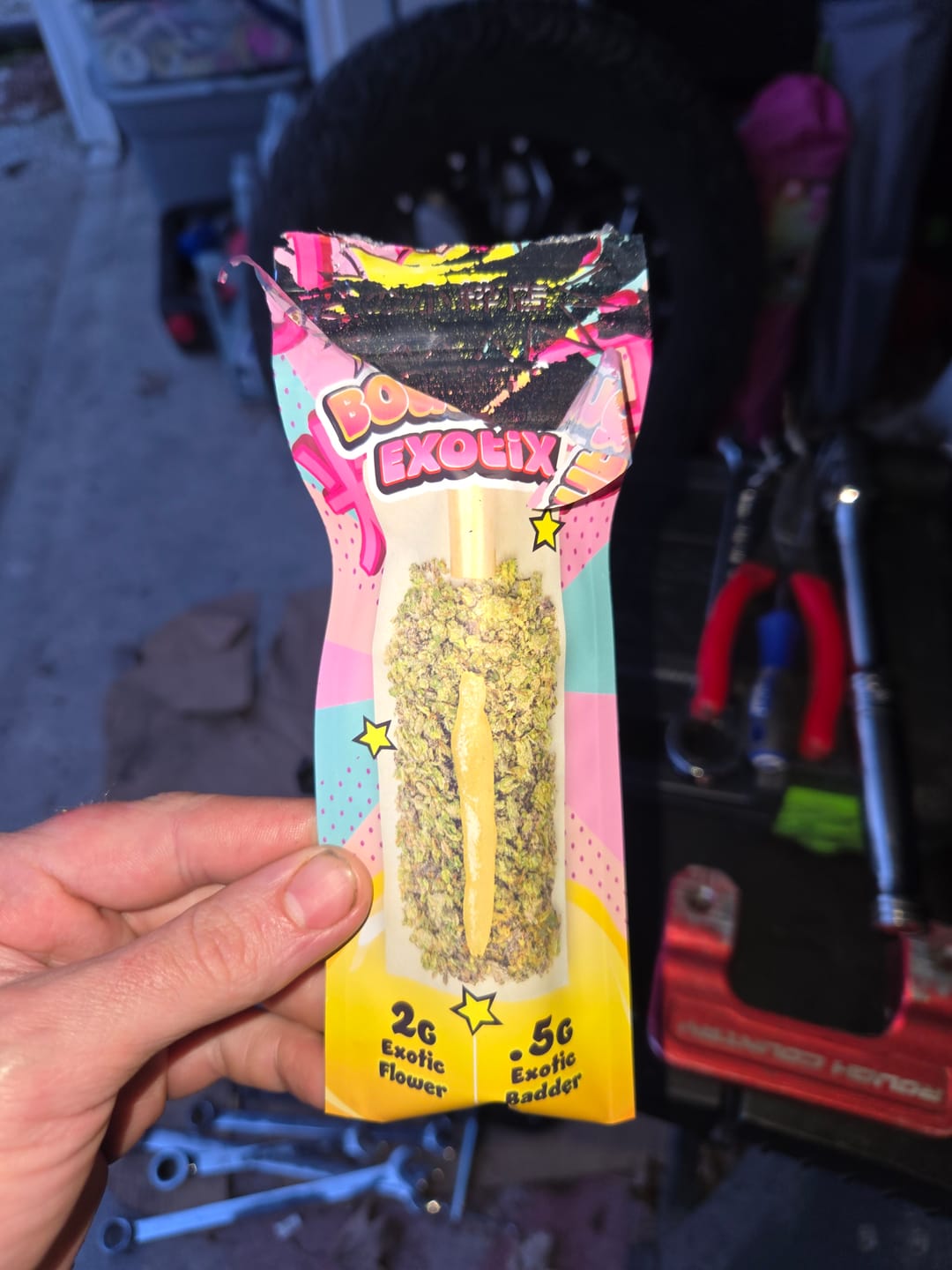 Customer photo review of Kush Burst - 2G THCa Aloha Express (Sativa)