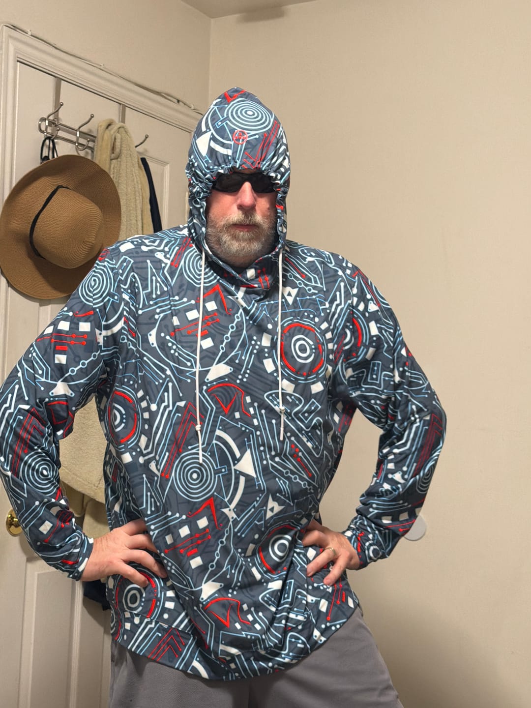 Customer photo review of Disney's Tron "Greetings Programs" – Performance Hoodie