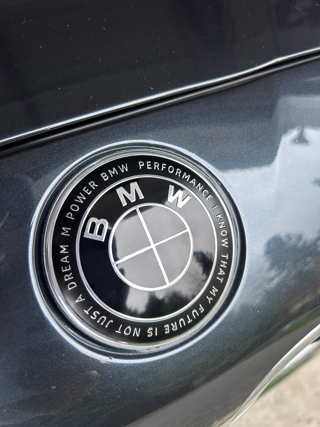 Customer photo review of BMW 50TH ANNIVERSARY EMBLEM BADGE - FULL BLACK