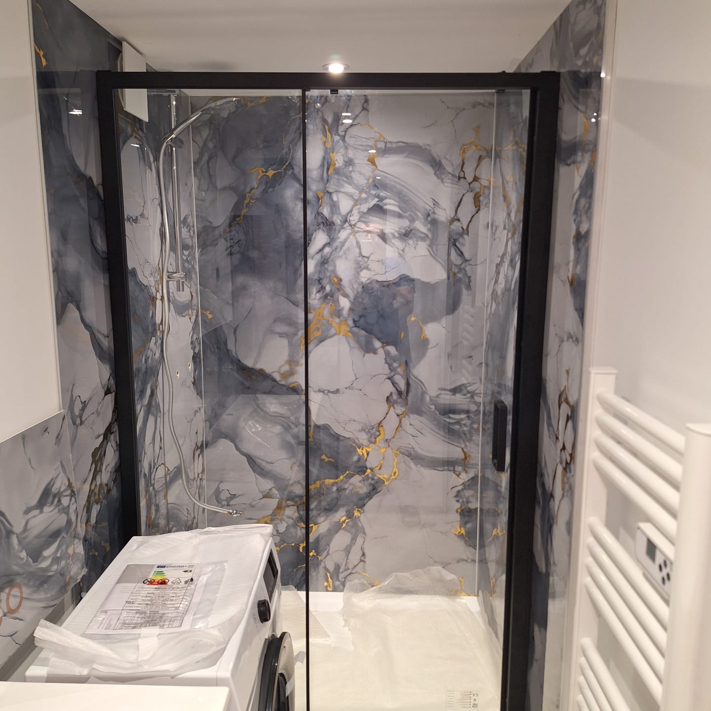 Customer photo review of Baguette Depart/Finition aluminium pour /PVC/SPC/Feuille de pierre