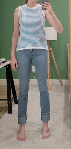 Customer photo review of Blush Tide Tall Tank