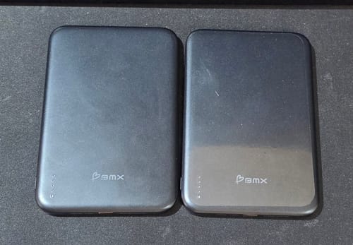 Customer photo review of SolidSafe™ Air 5K Solid-State Qi2 Power Bank w/Titanium Enclosure