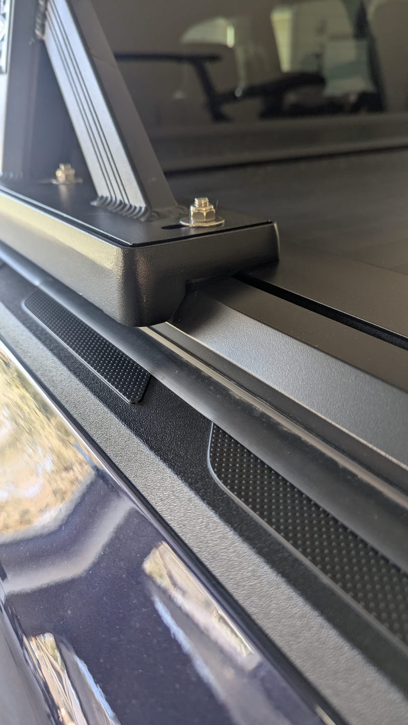 Customer photo review of OPENROAD Adjustable Bed Rack for Trucks