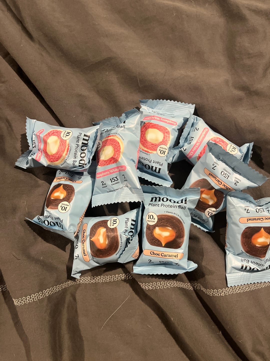 Customer photo review of Raspberry White Choc Plant Protein Ball