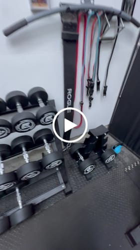 Customer video review of RitFit A-Frame Dumbbell Storage Rack Stand 3/5/6 Pairs