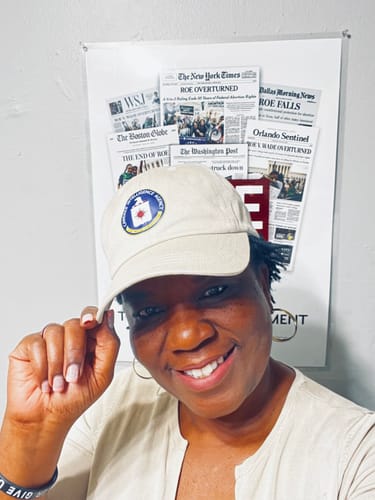 Customer photo review of Candace Intelligence Agency Hat