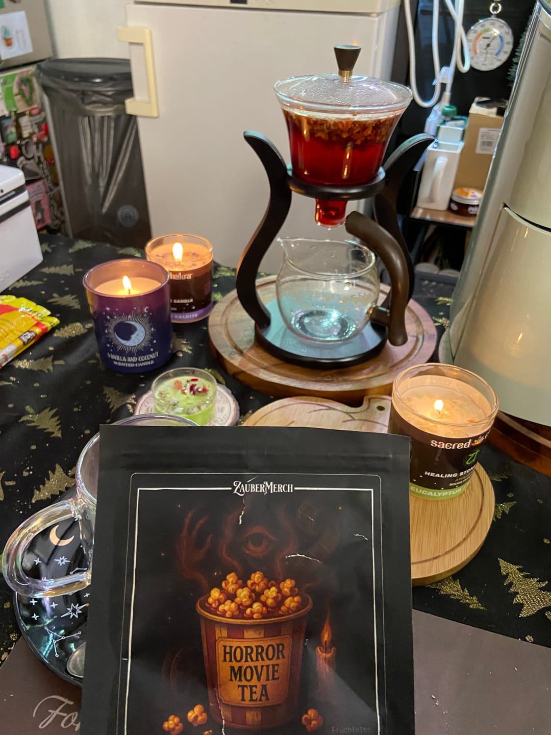 Customer photo review of Horror Movie Tea – Früchtetee mit Erdbeer-Popcorn-Geschmack | Limitierter Halloween Tee