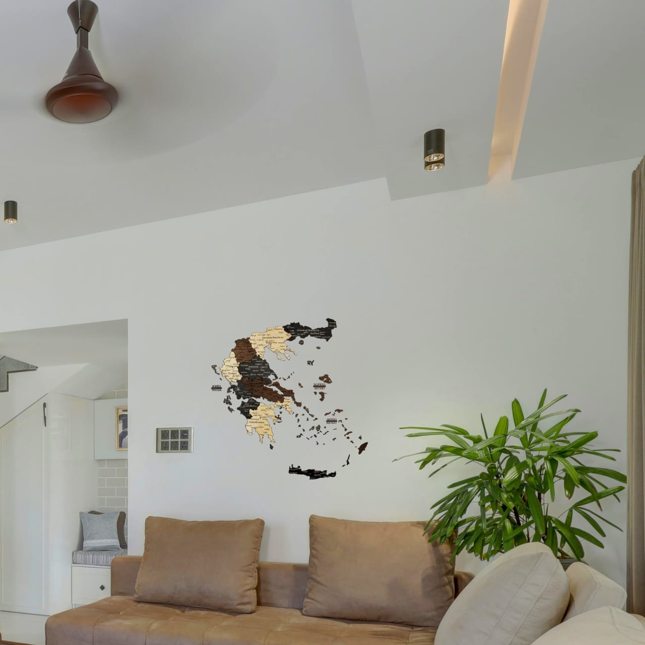 Customer photo review of 🇬🇷 Greece 3D Wooden Map