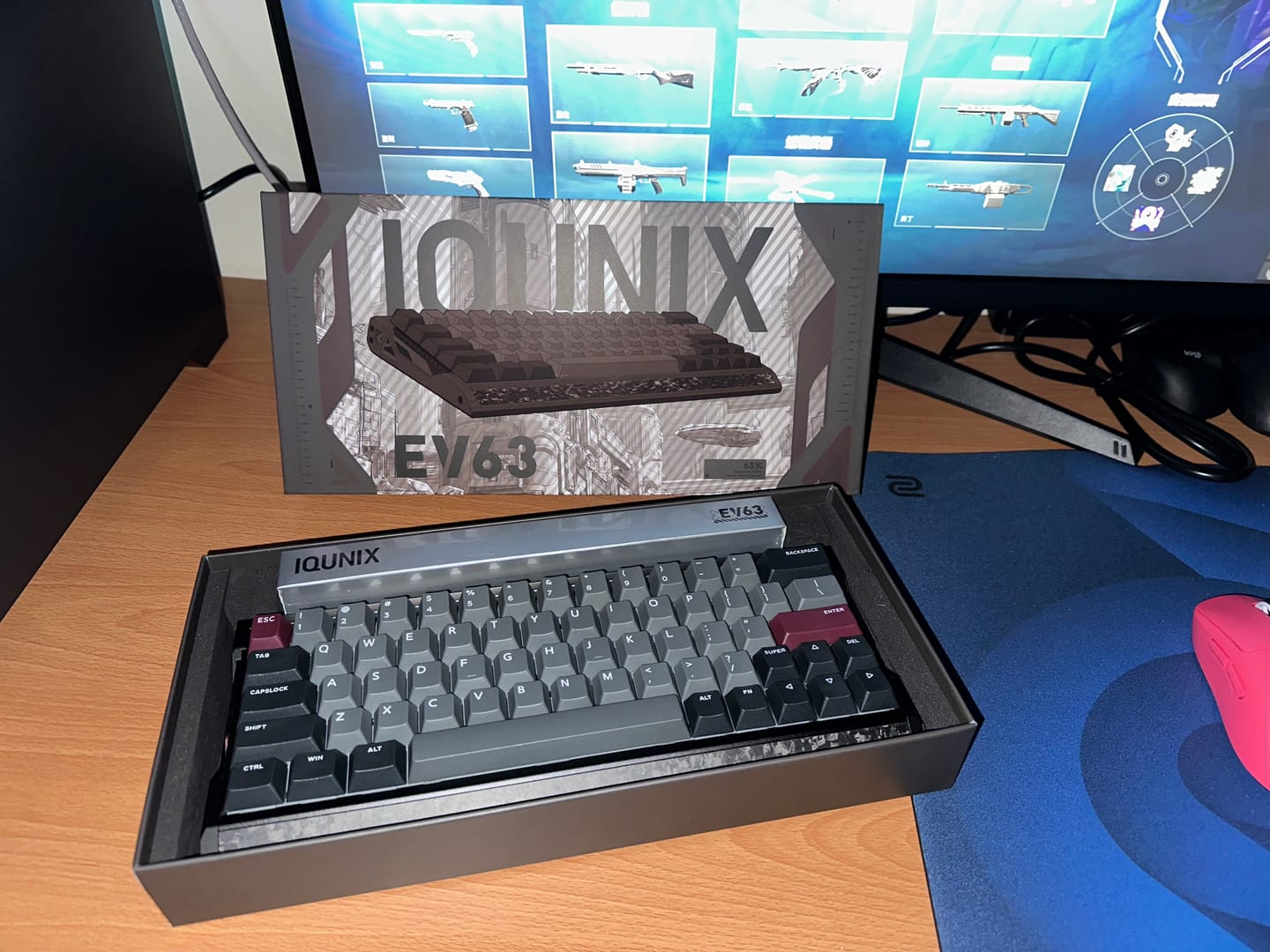Customer photo review of IQUNIX EV63 Hall Effect Keyboard