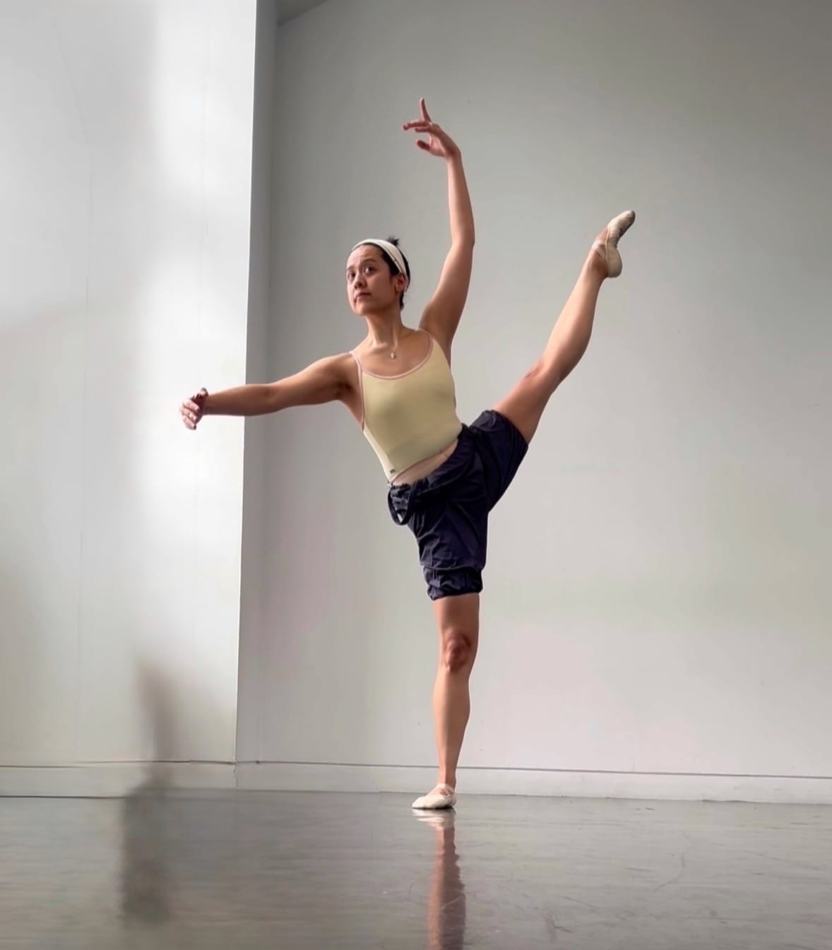 Customer photo review of Women's Cali Camisole ballet leotard - Buttermilk yellow