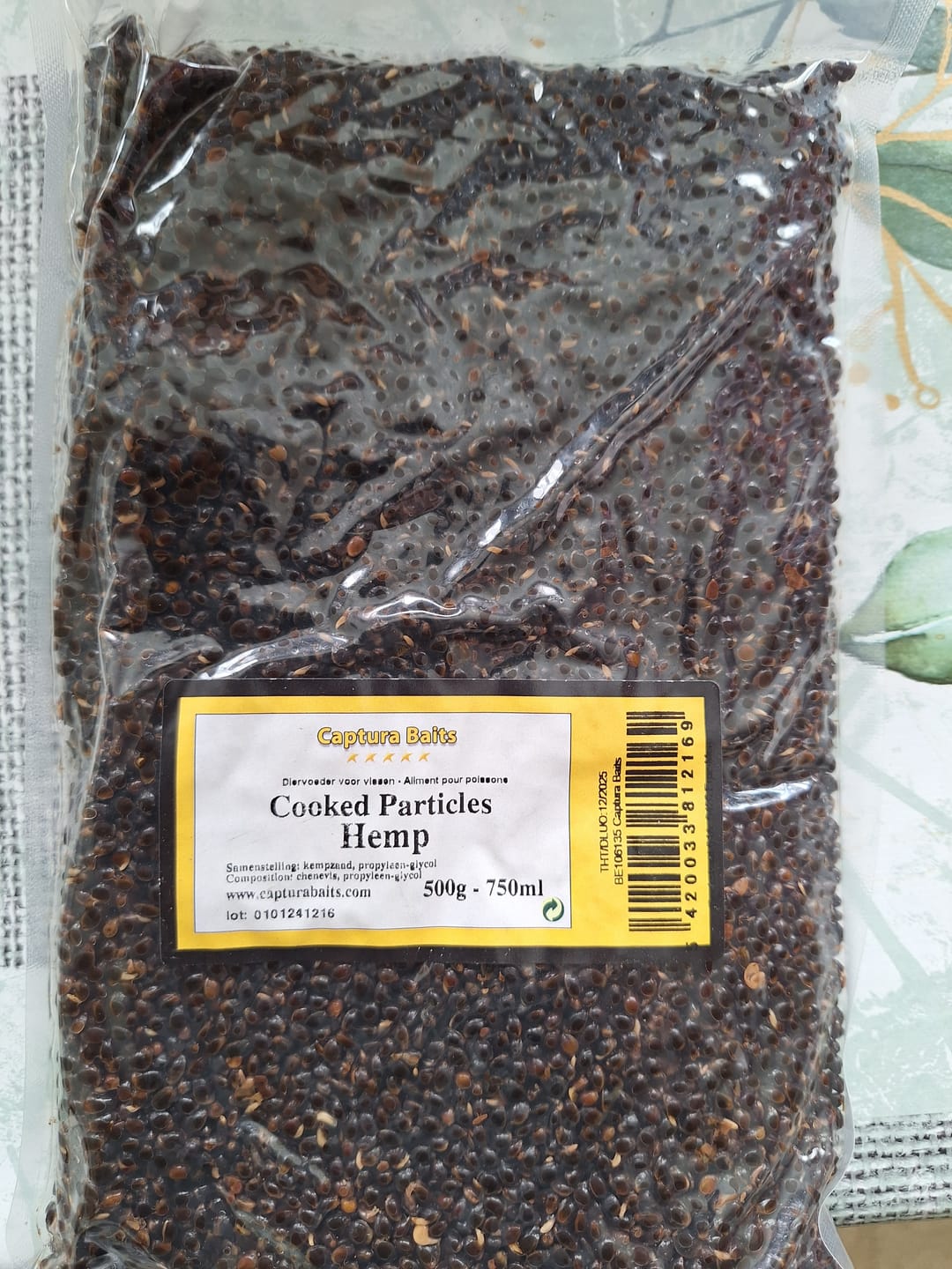 Customer photo review of COOKED PARTICLES HEMP - GEKOOKT KEMPZAAD (HENNEPZAAD)