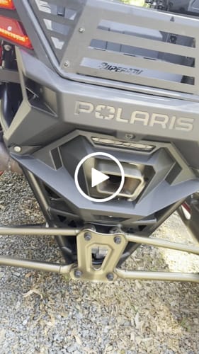 Customer video review of RPM Polaris RZR Pro R 3" Sport Muffler W/ 3" Tip