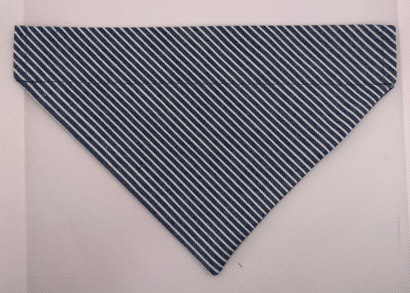 Customer photo review of Striped Yarn Dyed Washed Denim Fabric