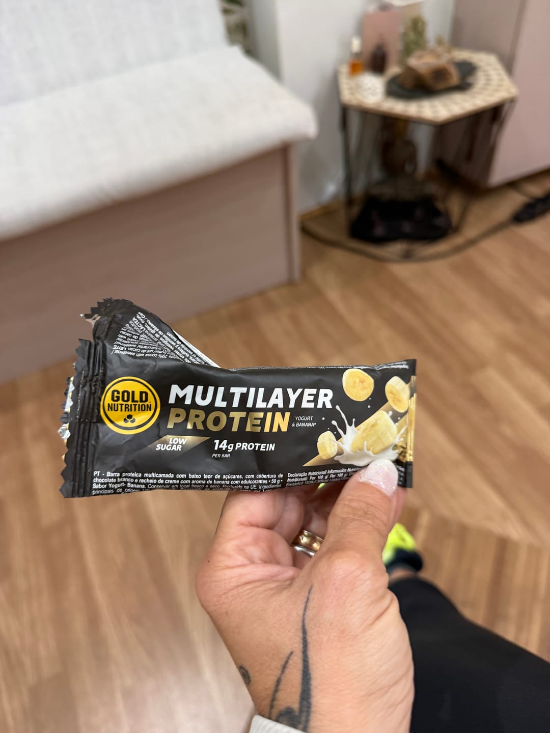 Customer photo review of Multilayer Protein Bar