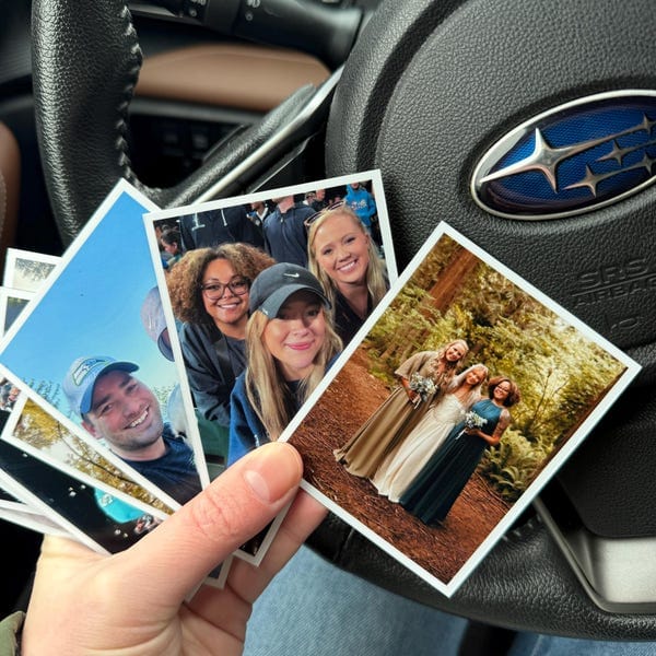 Customer photo review of Fridge Photo Magnets