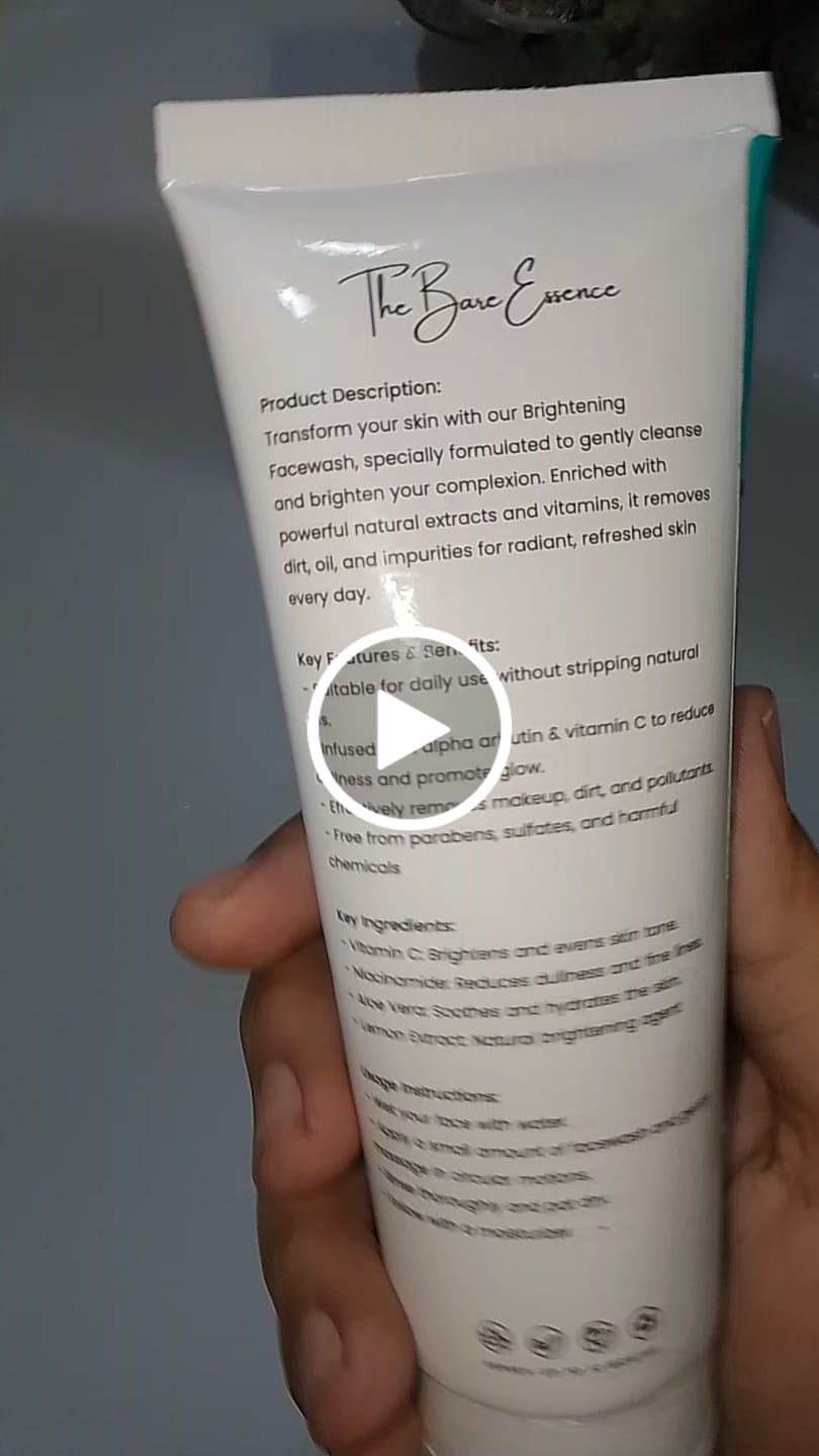 Customer video review of Essense Deep Cleansing Facewash
