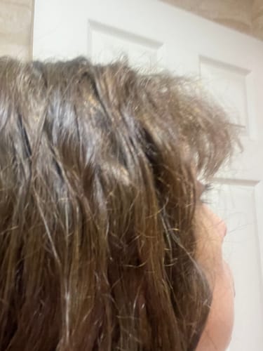 Customer photo review of Shampoo Hidratación & Brillo 350ml
