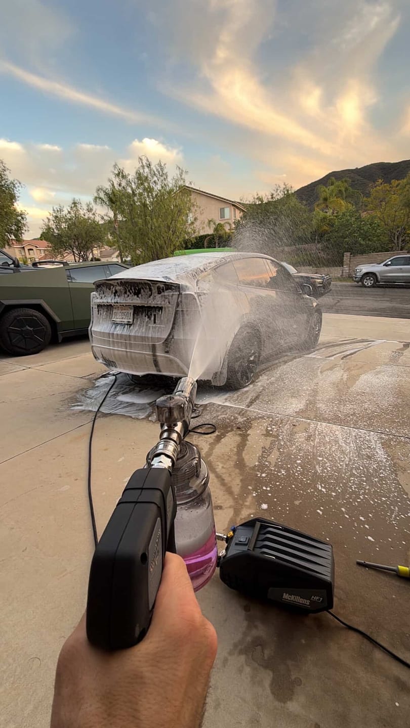 Customer photo review of Foam Cannon [Black Edition]