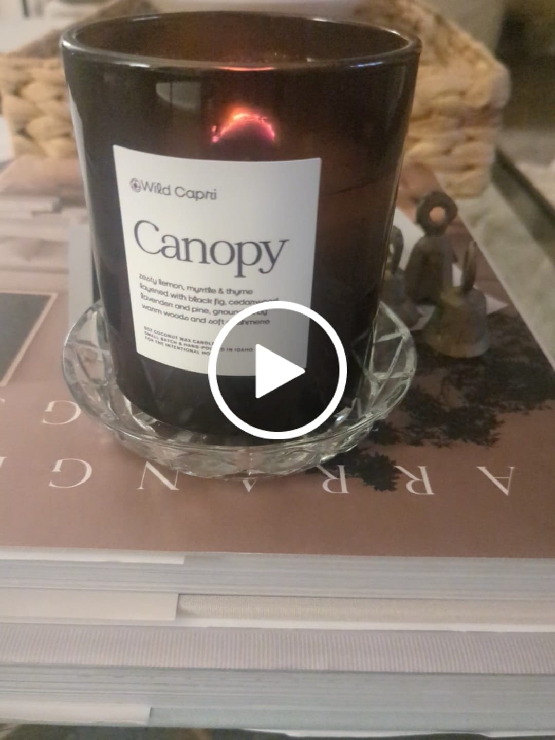 Customer video review of Canopy Candle