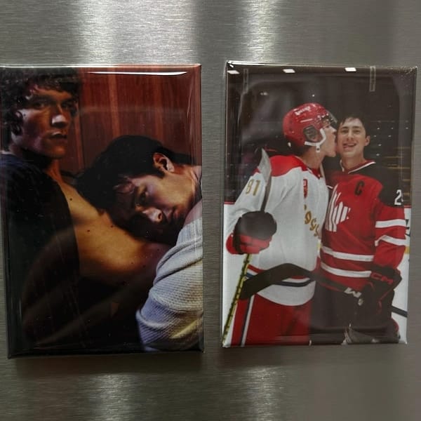 Customer photo review of Fridge Photo Magnets