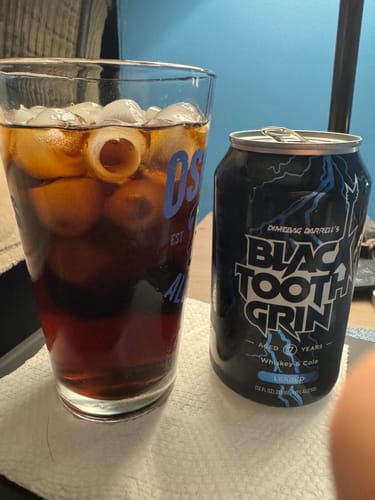 Customer photo review of BLACKTOOTH AMERICAN BLENDED WHISKEY (750mL)