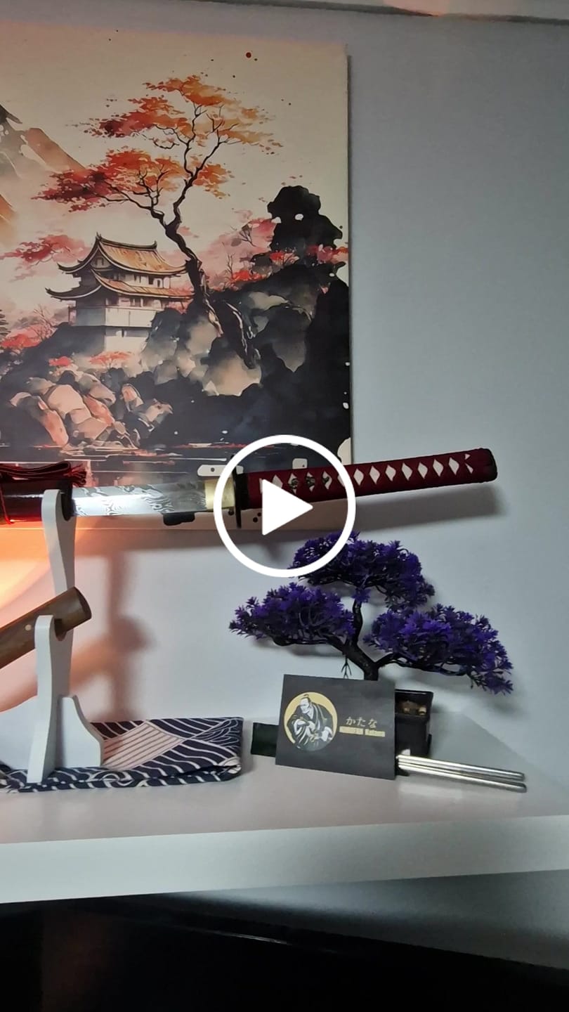 Customer video review of Custom Japanese Sword