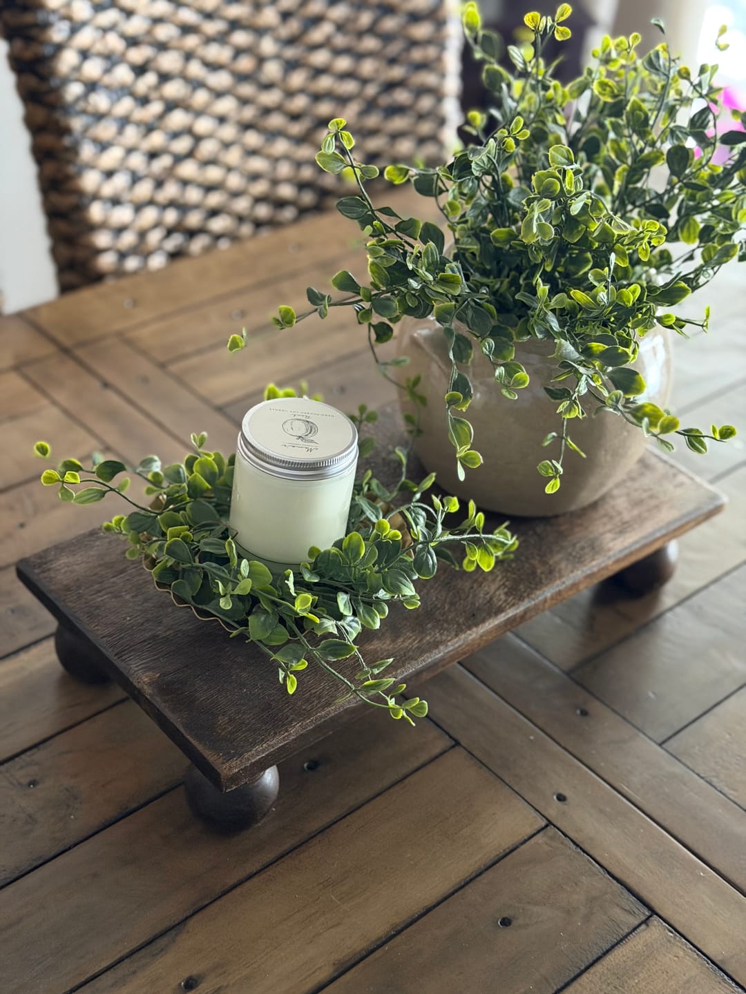 Customer photo review of Whisperleaf Candle Ring | 10"