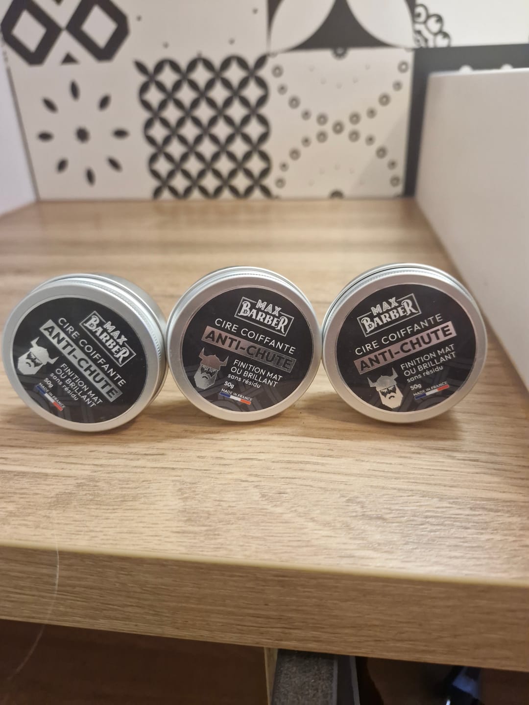 Customer photo review of Cire Coiffante Anti-Chute