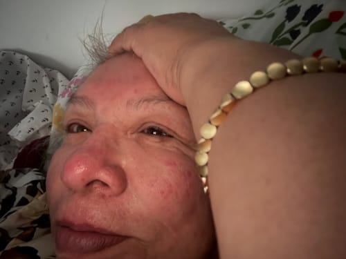 Customer photo review of Tibetan Bracelet of Fortune