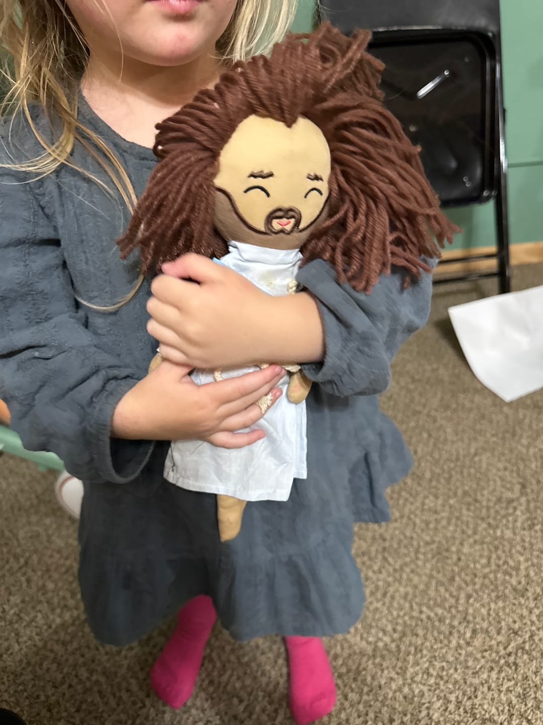 Customer photo review of Jesus Rag Doll