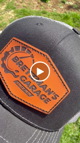 Customer video review of Premium Custom Leather Patch Hats (Wholesale)