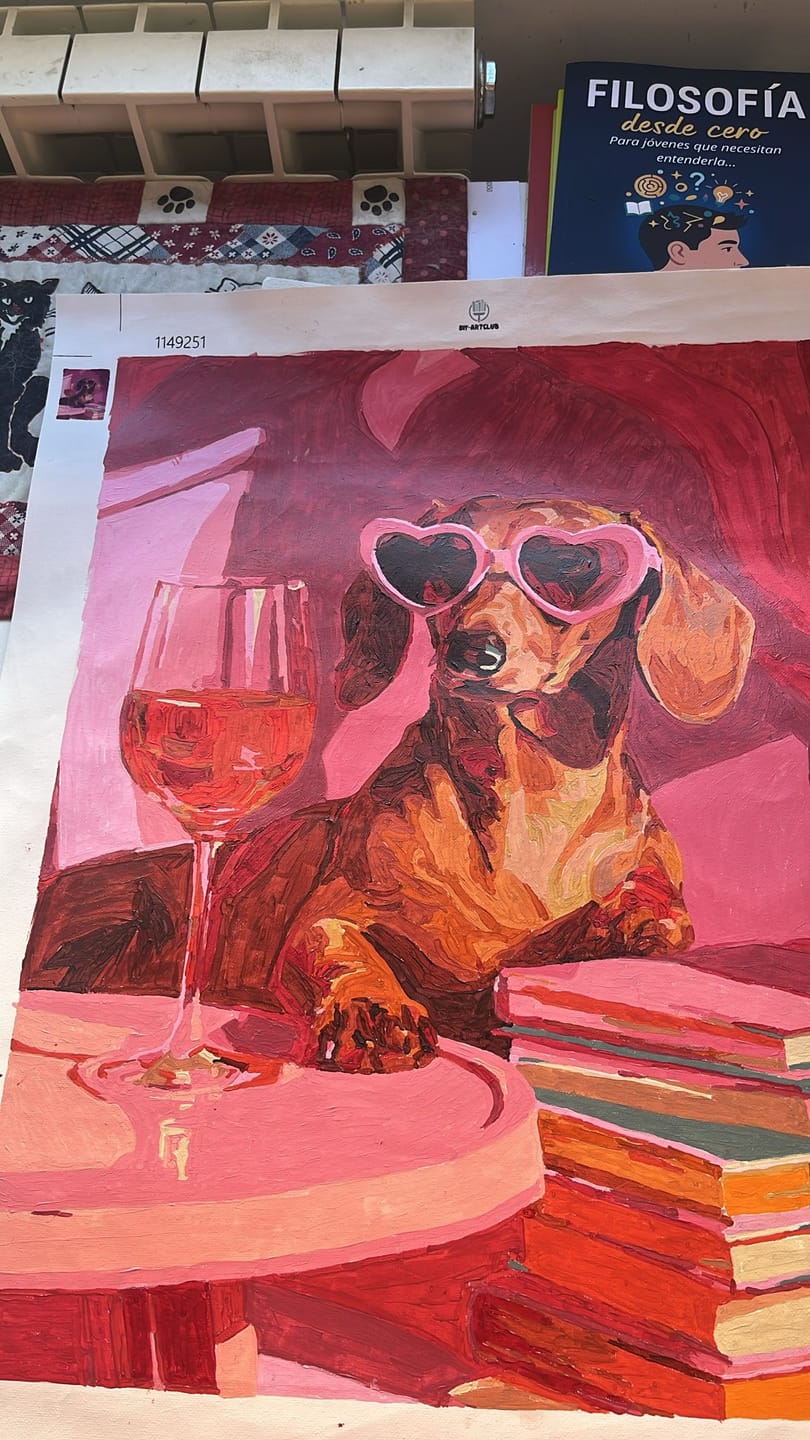Customer photo review of Surprise Painting | Paint by Numbers