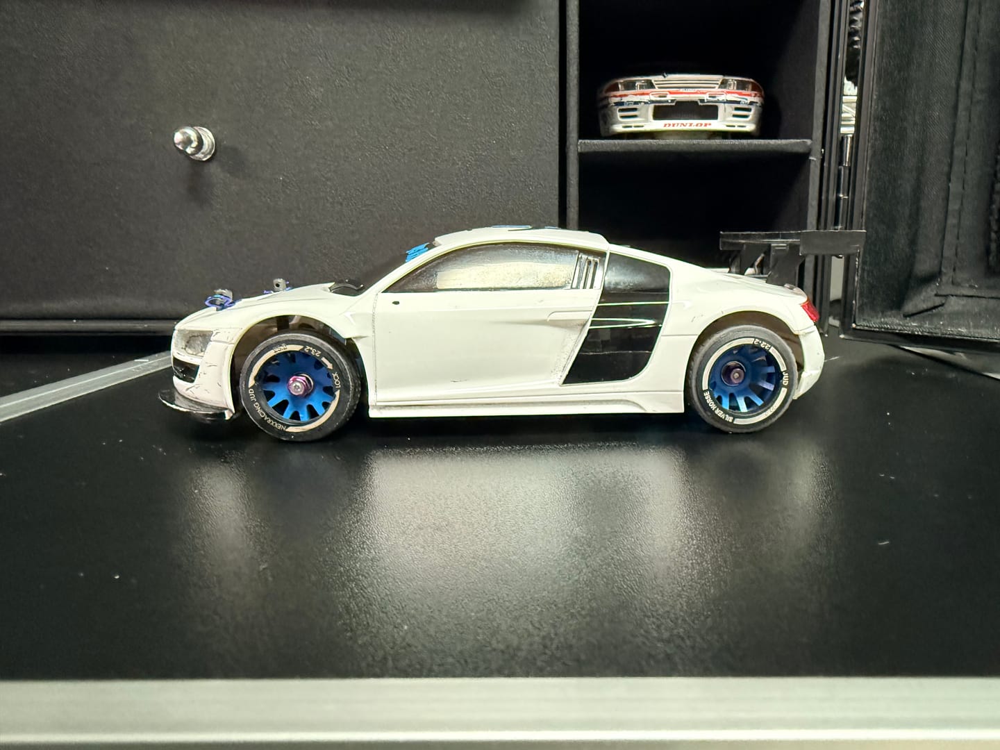 Customer photo review of NXUSA-EVO-F Nexx Racing “JUD” threaded carbon-fiber reinforced EVO Flanged Front Wheels (2) pcs for Mini-Z (GREY)